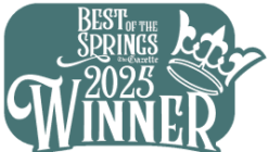 Best 2025 Winner-teal Best of the Springs 2025 Winner